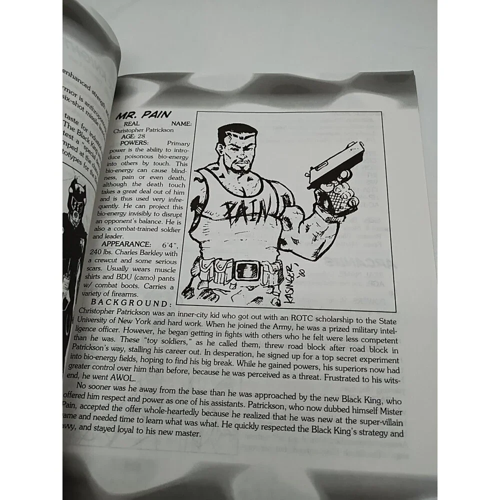 The Foundation A World In Black And White Superhero RPG Book